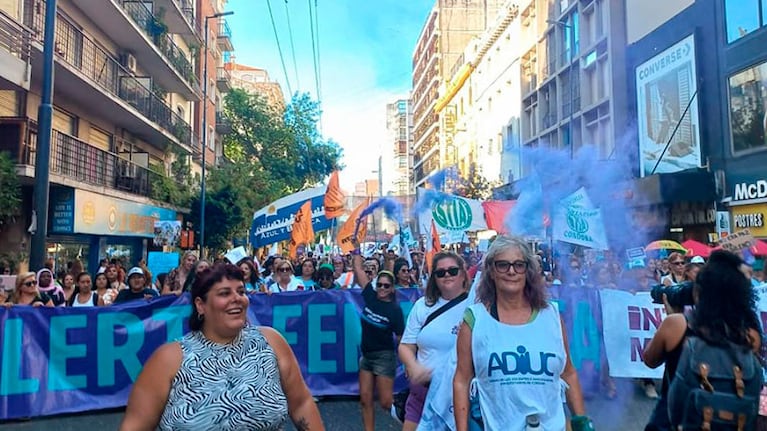 Las presentes buscaron visibilizar la violencia patriarcal.