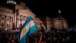 Las protestas frente al Congreso de la Nación.