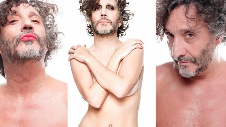 Las provocativas fotos de Fito Paez en la portada de su nuevo disco.