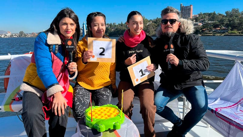 Las quinceañeras que llegaron a la final por el viaje en crucero.