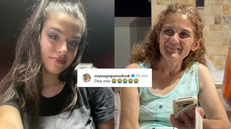 Las reacciones de Euge Quevedo a la muerte de Stella Giorgis en Leones.