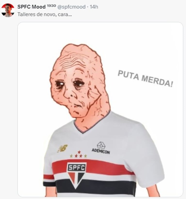 Las reacciones de los hinchas de Sao Paulo al enterarse que Talleres será su rival en el grupo en la Libertadores.