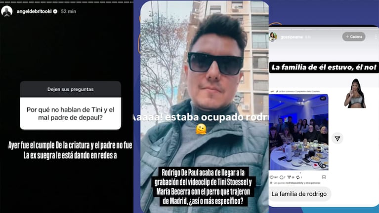 Las repercusiones en las redes por el "faltazo" de De Paul al cumple de su hijo.