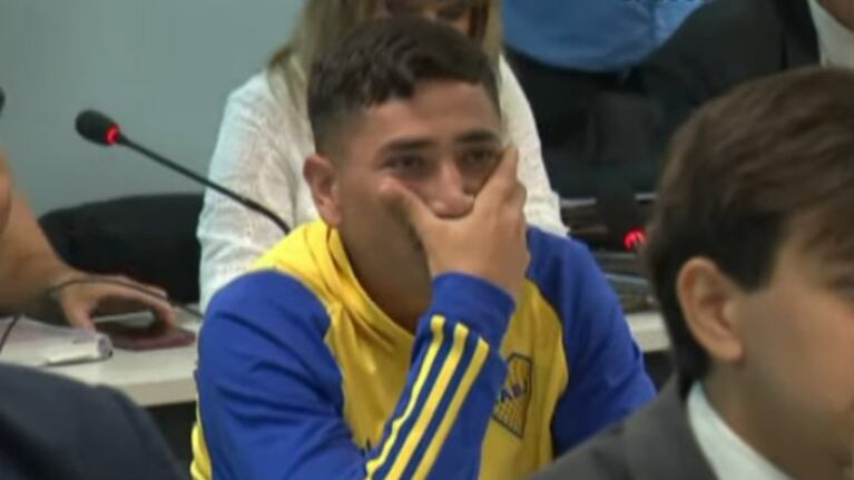 Las risas de uno de los acusados en el juicio por el crimen de Sebastián Villarreal.