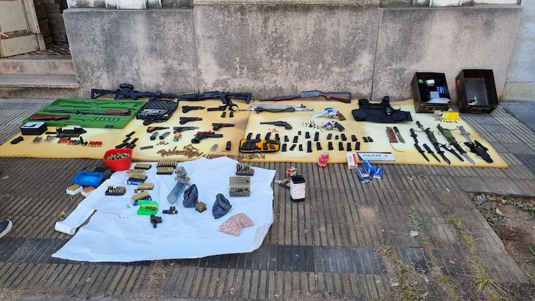 Las rmas habían sido secuestradas en una casa de barrio General Bustos.