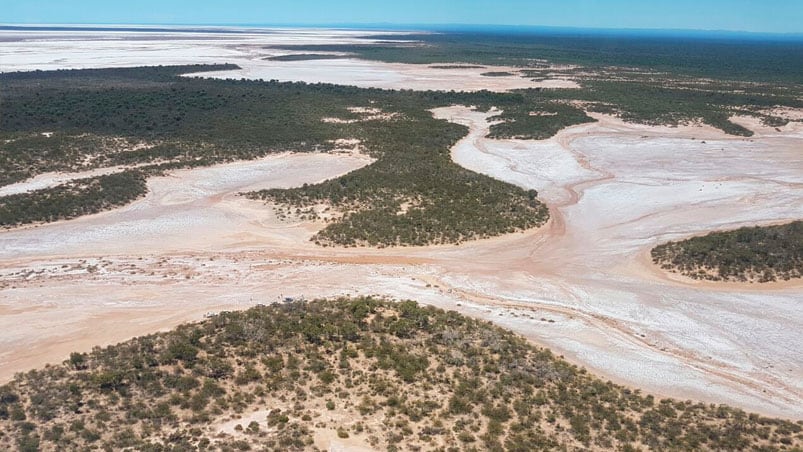 Las Salinas Grandes de Córdoba, lugar donde murieron los abuelos sanjuaninos.