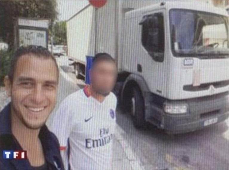 Las selfies del terrorista de Niza antes del atentado