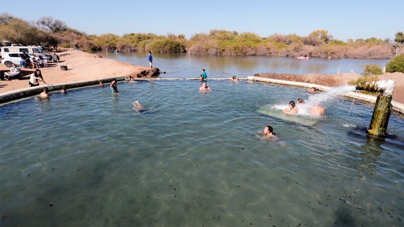 Las termas de El Quicho, el gran atractivo de Serrezuela.