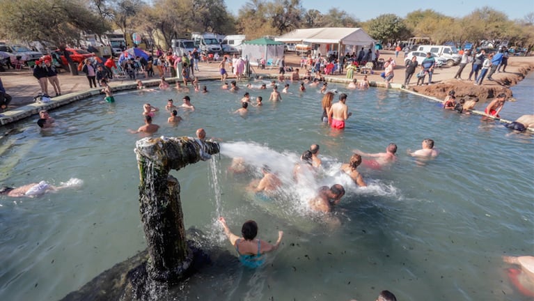 Las termas de El Quicho, el gran atractivo de Serrezuela.