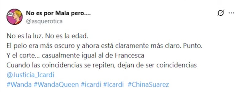 Las tremendas críticas a la China Suárez por el cambio de look que le hizo a Rufina