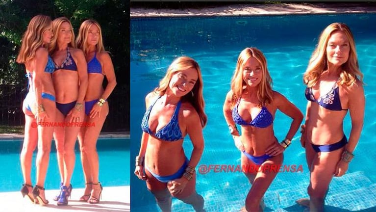 Las Trillizas de Oro, en bikini a los 55... ¡Y sin Photoshop!