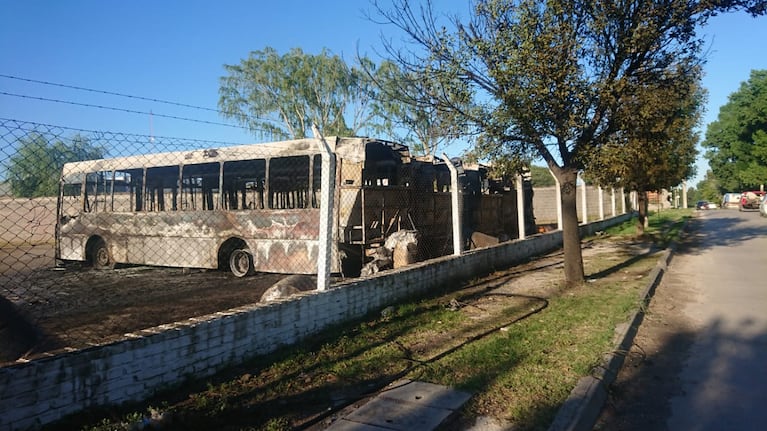 Las unidades afectadas quedaron totalmente destruidas.