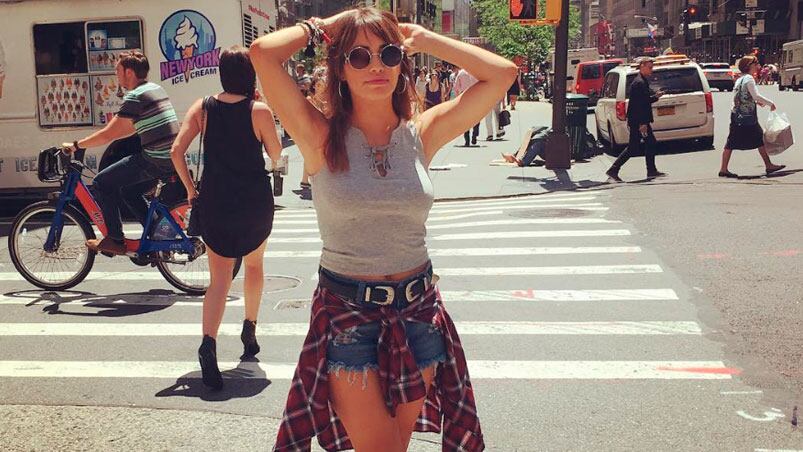 Las vacaciones de Lali Espósito en Nueva York. 