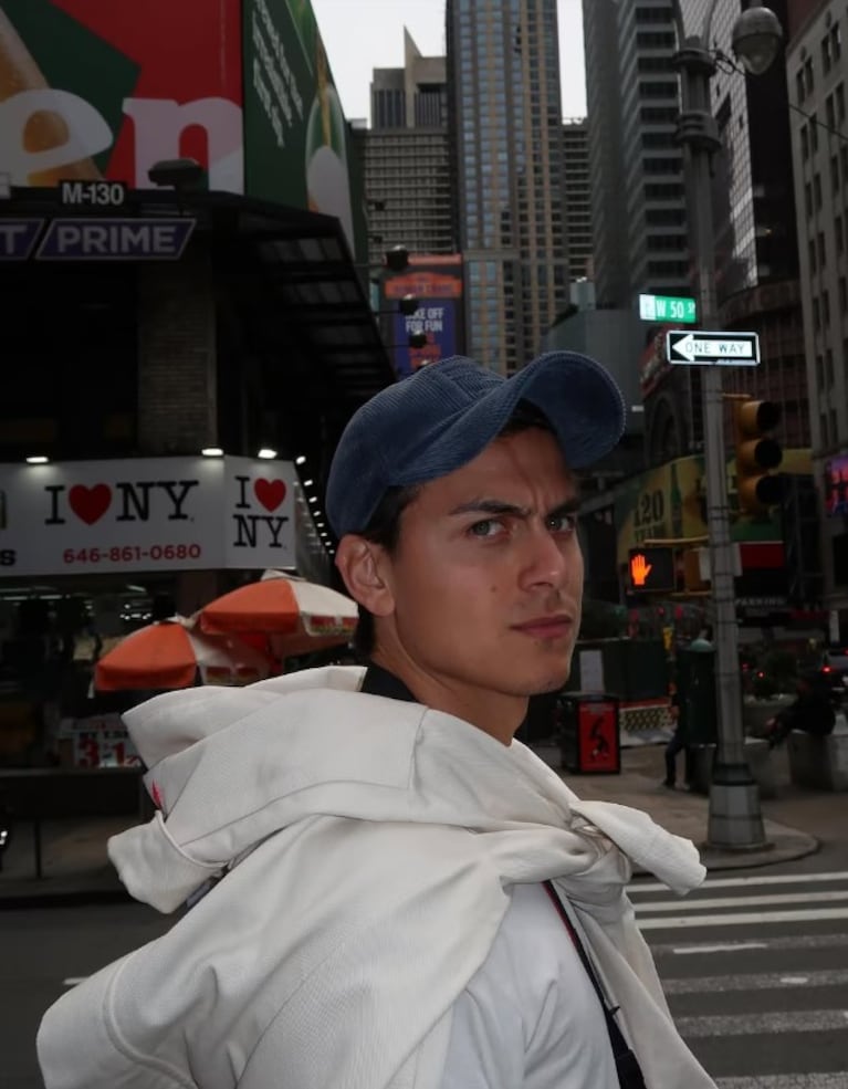 Las vacaciones de Oriana y Dybala en Nueva York.