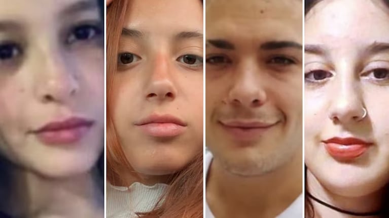 Las víctimas de la tragedia vial.