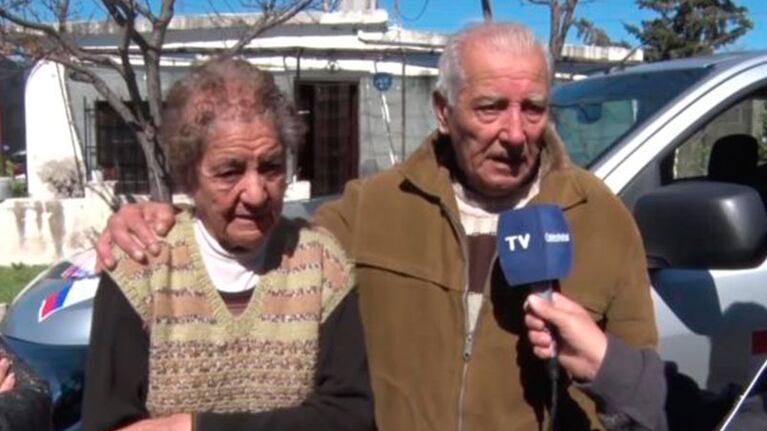 Las víctimas del doble crimen. El pequeño pueblo cordobés no sale de la conmoción.