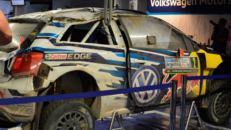 Latvala destruyó el auto en la etapa 14. Foto: Maximiliano López / ElDoce.tv