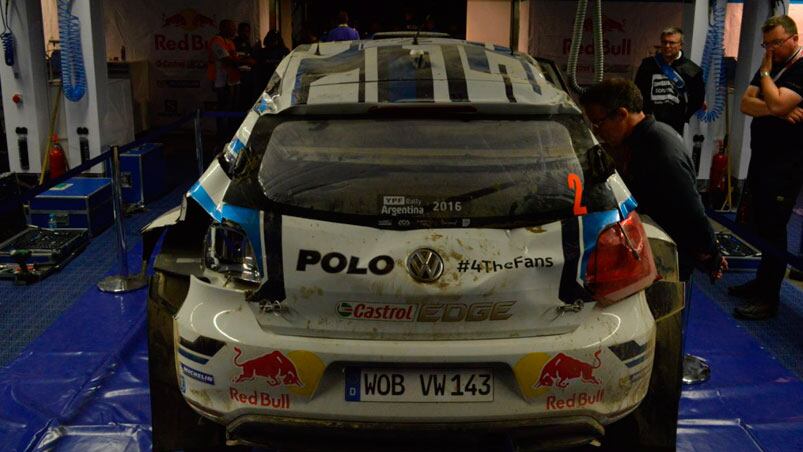 Latvala destruyó el auto en la etapa 14. Foto: Maximiliano López / ElDoce.tv