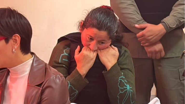 Laudelina Peña durante el juicio por la desaparición de Loan. (Foto: TN)