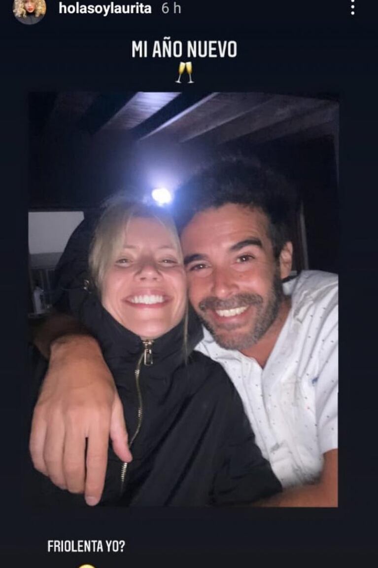 Laurita Fernández y Nicolás Cabre comenzaron el 2021 muy enamorados: las fotos en sus redes