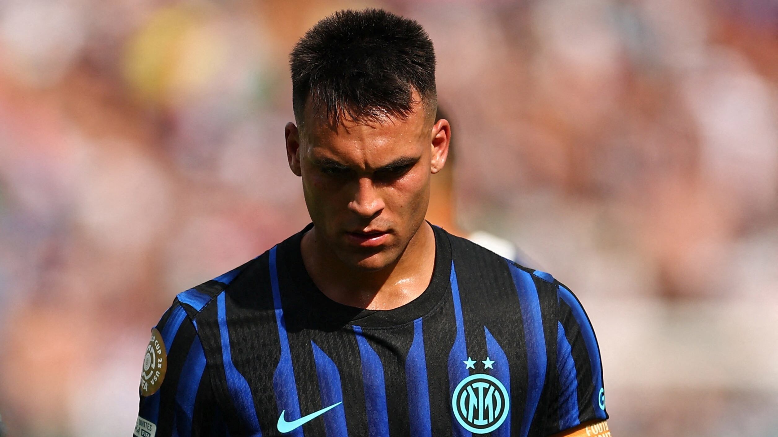 Lautaro Martínez cargó contra sus compañeros del Inter tras quedar eliminados del Mundial de Clubes. REUTERS/Agustin Marcarian