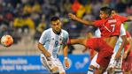 Lautaro Martínez, el autor del gol argentino. Foto: AFP