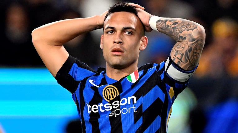 Lautaro Martínez sufrió una nueva lesión en el Inter. (Foto: EFE)