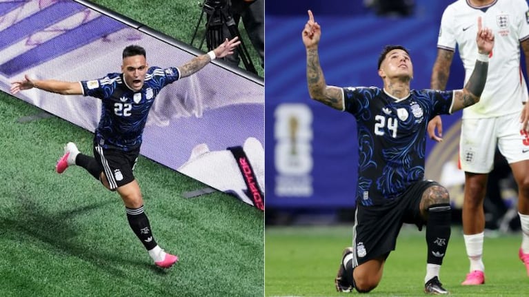 Lautaro Martínez y Enzo Fernández marcaron los goles.