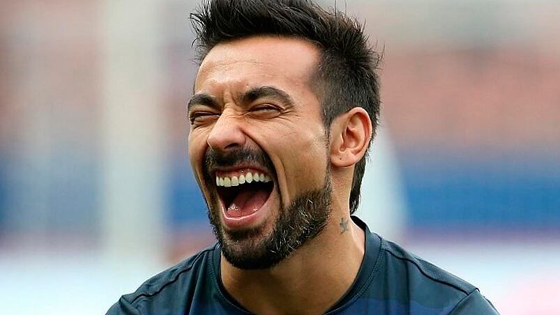 Lavezzi no para de hacer bromas. 