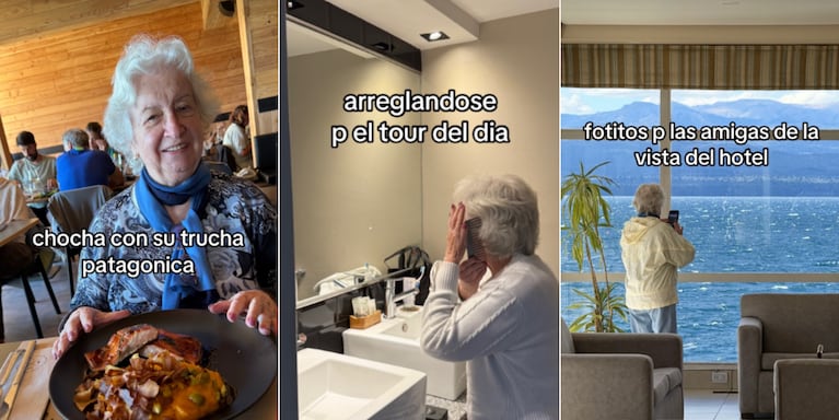 Le cumplió un sueño a su abuela de 84 años y se volvió viral por una foto que emocionó a todos