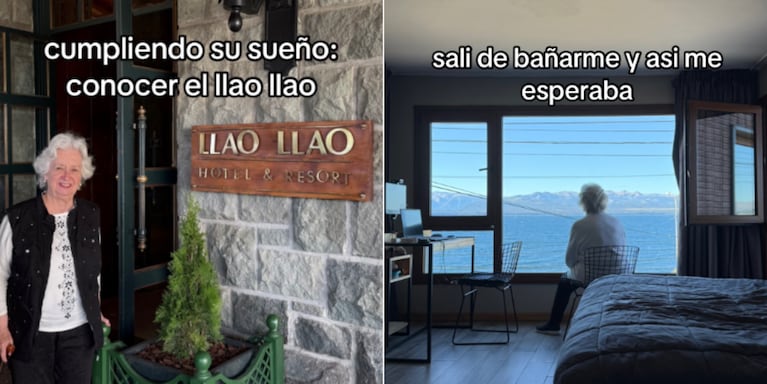 Le cumplió un sueño a su abuela de 84 años y se volvió viral por una foto que emocionó a todos