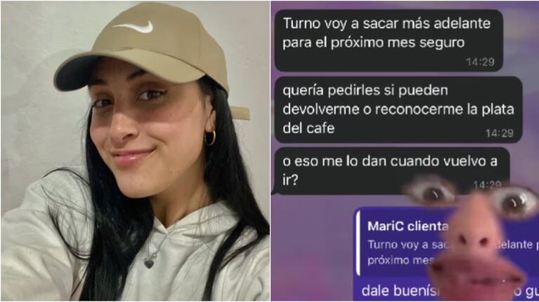 Le exigió un patético reembolso a la estética y la dueña le puso los puntos: “Me hacés un favor”