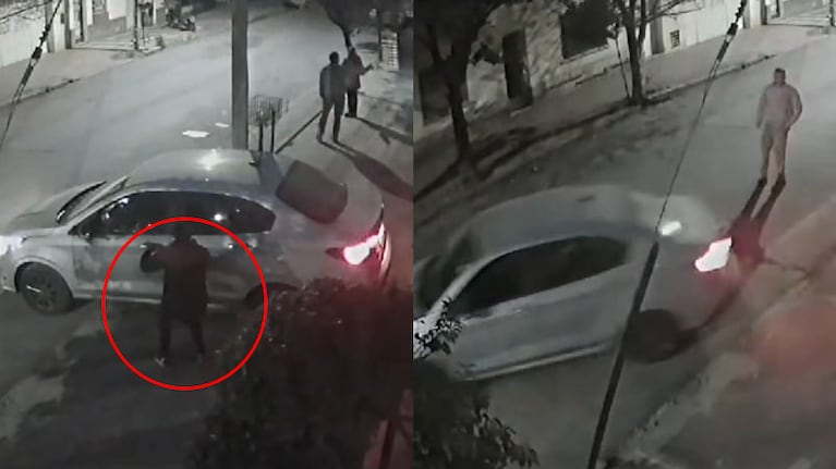 Le robaron el auto mientras charlaba con una vecina.