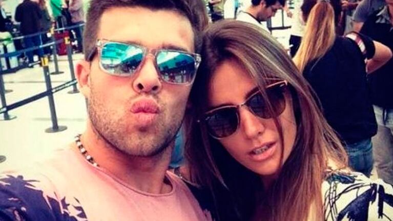 Leandro Penna y Aylén Milla en otros tiempos cuando eran pareja.
