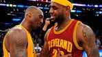 LeBron James y Kobe Bryant.