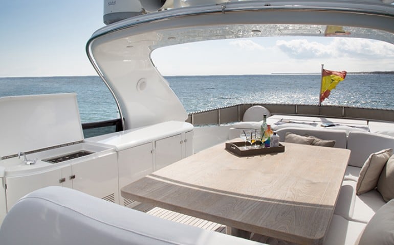 Leo Messi alquiló este espectacular barco para pasar sus vacaciones, junto a su familia.