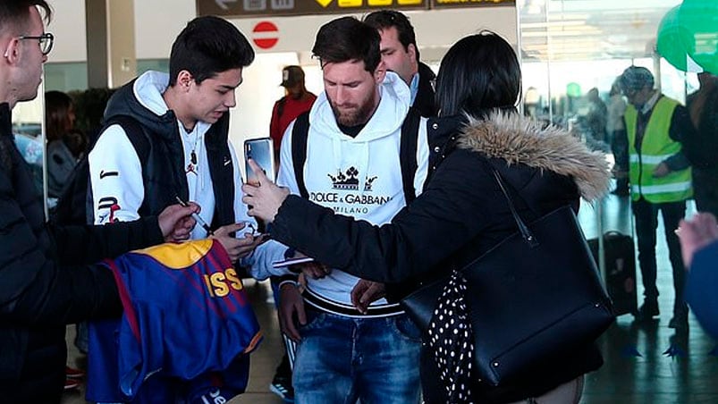 Leo regresa el miércoles a París para sumarse a los entrenamientos del PSG.