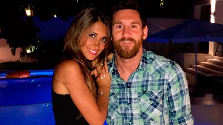 Leo y su futura esposa, felices antes de casarse.