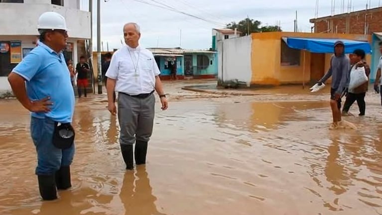 León XIV durante su etapa como obispo de Chiclayo.