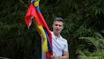 Leopoldo López, días atrás cuando regresó por primera vez a su casa.