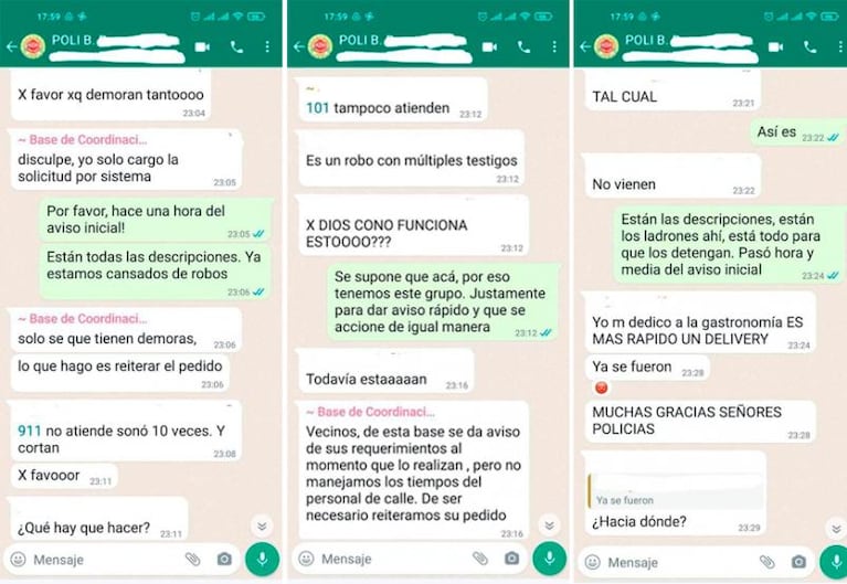 Les robaron, denunciaron que los ladrones volvieron y la Policía nunca llegó