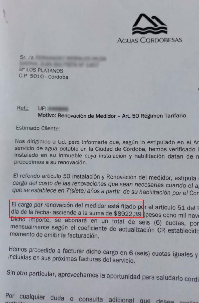 Les robaron medidores y gastaron miles de pesos para volver a tener agua