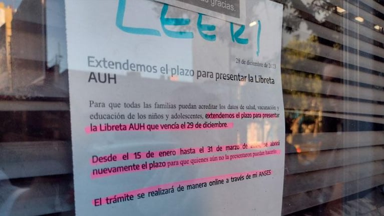 Libreta AUH: extendieron el plazo y cambiaron la modalidad del trmite