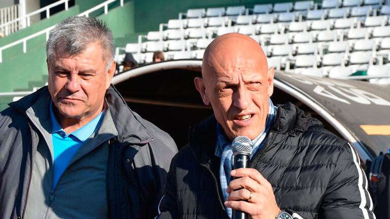 Ligorria y Dertycia, juntos tiempo atrás en el Kempes.