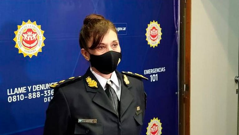 Liliana Zarate Belletti, la nueva jefa de la Policía de Córdoba.