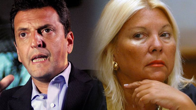 Lilita Carrió cargó contra el pasado "K" de Sergio Massa.