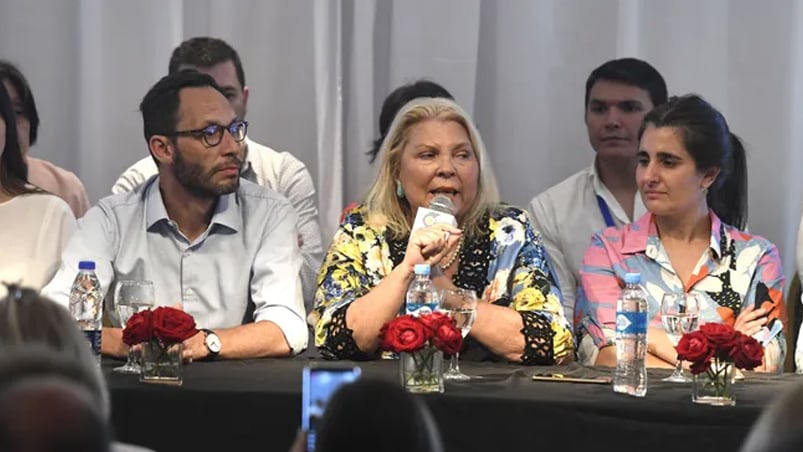 Lilita Carrió, la fundadora del partido político en 2002. 