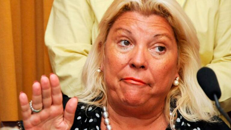 Lilita Carrió regresó al país, luego de una visita a Washington y Nueva York.