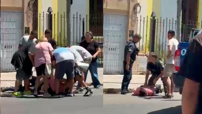 Lincharon a un ladrón en la avenida San Jerónimo y lo entregaron a la Policía.