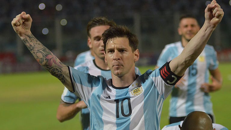 Lio Messi más argentino que nunca. Foto: Lucio Casalla / ElDoce.tv